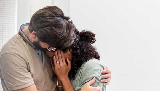 Some recurrent miscarriages may have genetic cause sad couple embraces